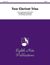 TWO CLARINET TRIOS 2 CLAR/BASS CLAR cover